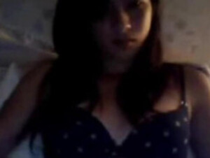 Cute Asian girl masturbating on webcam