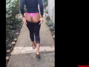 black slut flashing in public apartments