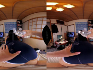 姫咲はな 【VR】爆乳Iカップ教え子を自宅に呼び私物のスクール水着をきせて… DSVR-760 - 2