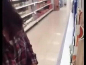 Grocery store masturbation-Caught