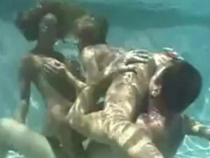 3some underwater!