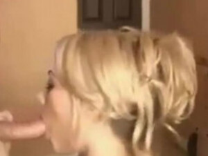 Homemade Blonde Blowjob