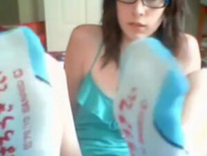 Sexy Teen's Feet on Cam