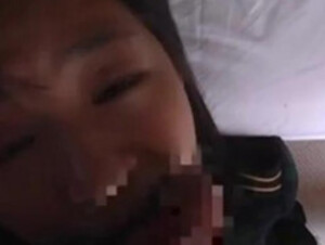 japanese amateur gets a huge thick facial load