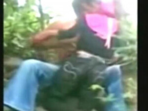 indonesia- jilbab hijab girl fucked by bf in a jungle