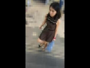 Long times ago video. This one is recorded at LRT station. I can say  that she is the one who attracted me the most( I still have a lot video  about h